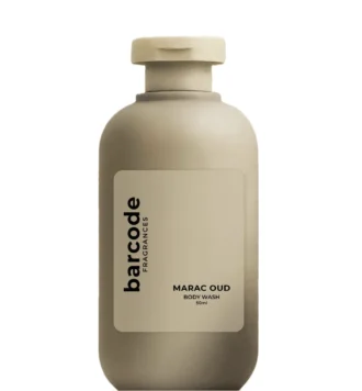 Oud Maracuja inspired body wash by Barcode Fragrances