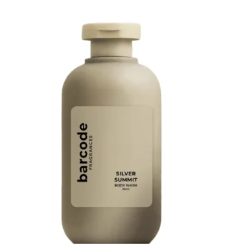 Silver Mountain Water inspired body wash by Barcode Fragrances