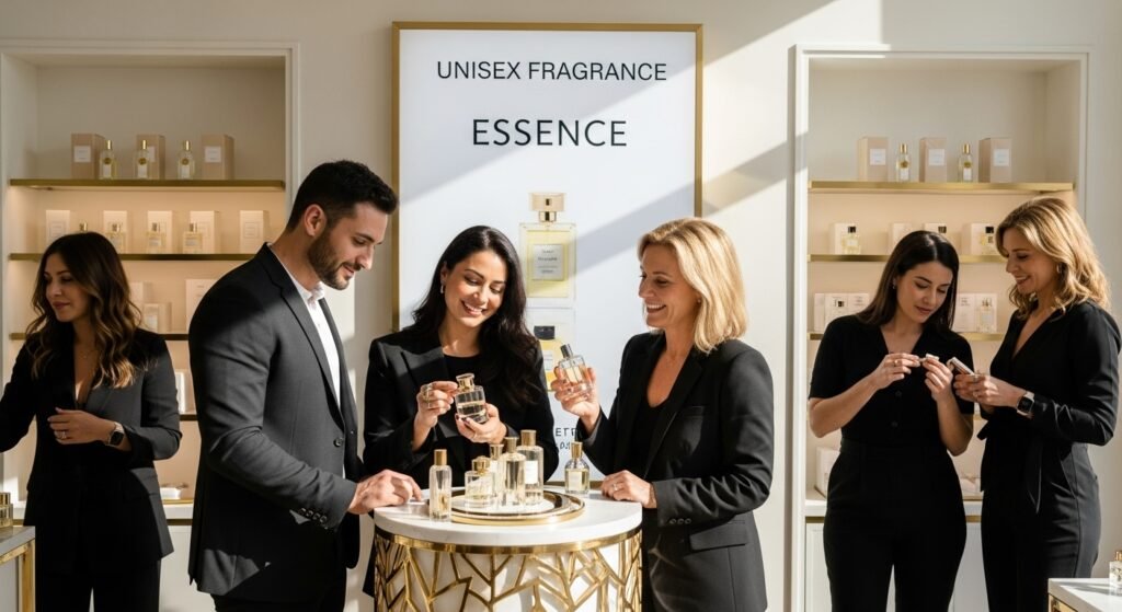 unisex fragrance inclusive sampling