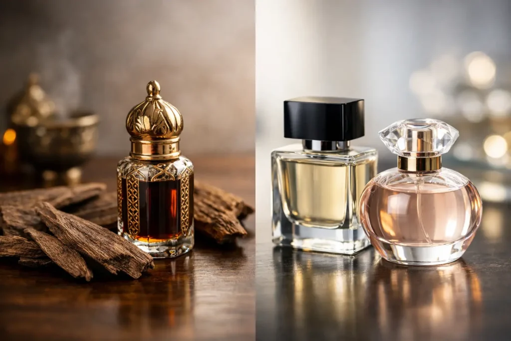 Oud Attar vs Perfume: What Suits You?